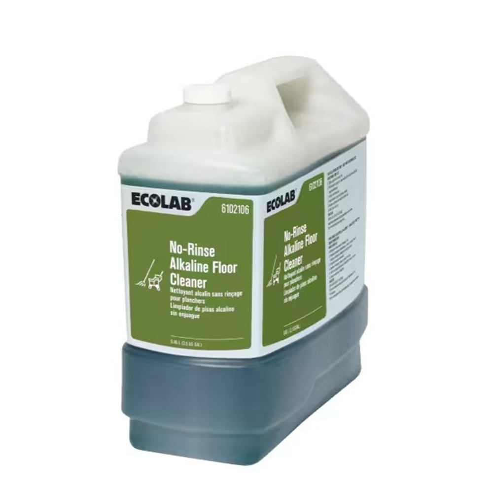 Ecolab® No Rinse Alkaline Floor Cleaner (2.5 Gal., 1/Case)